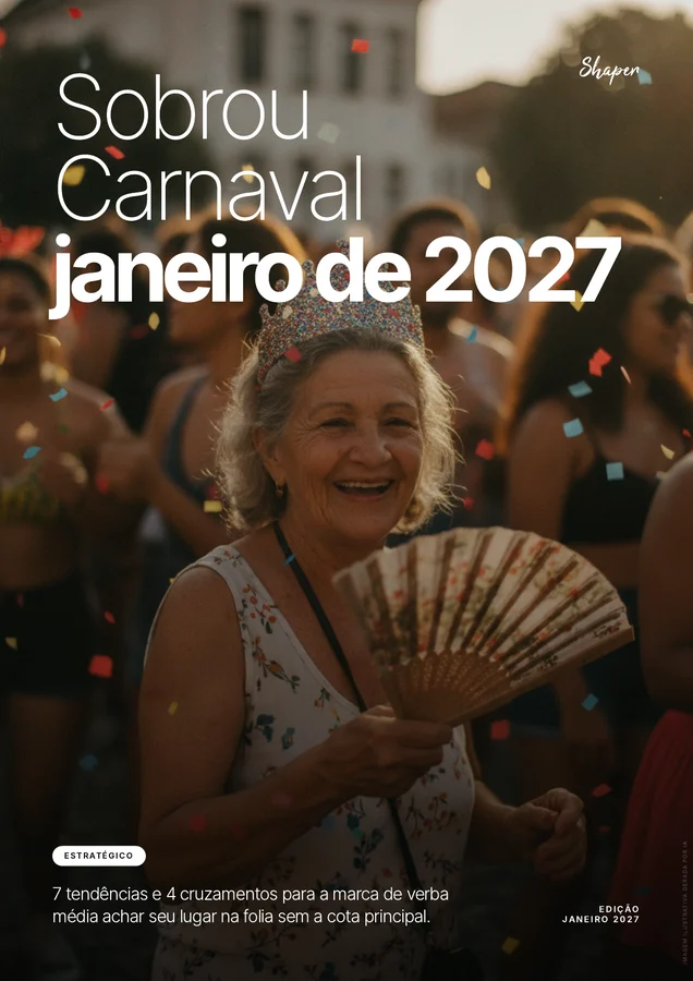 Capa do relatório Sobrou Carnaval, janeiro de 2027