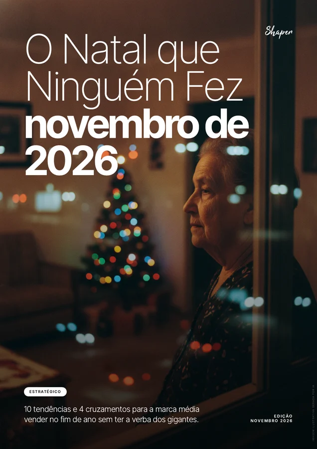 Capa do relatório O Natal que Ninguém Fez, novembro de 2026