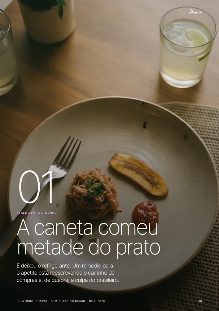 Página do relatório Bem-estar no Brasil: Cada tendência por dentro